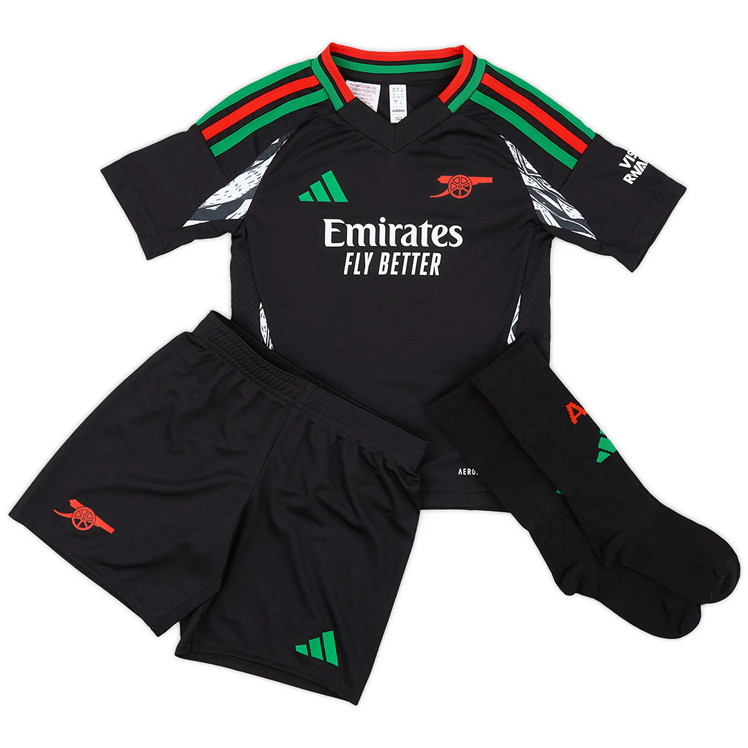 Kids Arsenal Away Full Kit(Jersey+Shorts+Socks) 2024/25 - Reps Jerseys