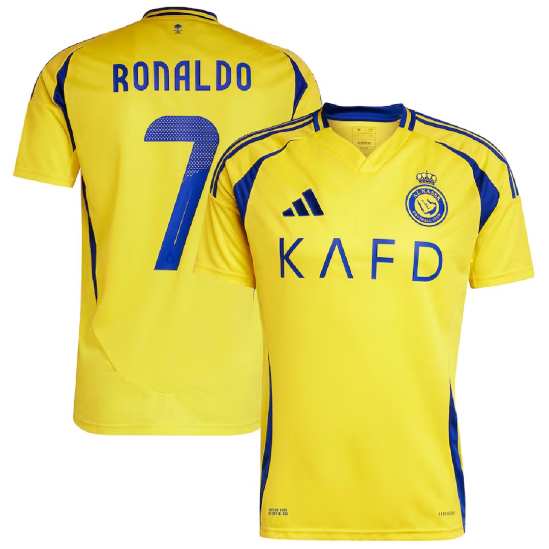 [Super Replica] RONALDO #7 Al Nassr Home Jersey 2024/25 - ACL Font - Reps Jerseys