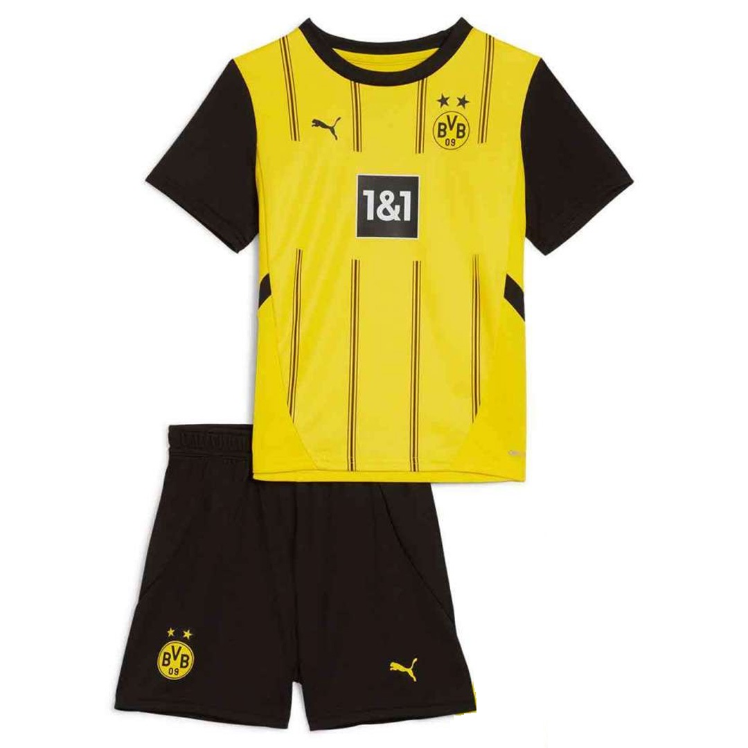 Kids Borussia Dortmund Home Kit Jersey+Short 2024/25 - [Super Replica] - Reps Jerseys