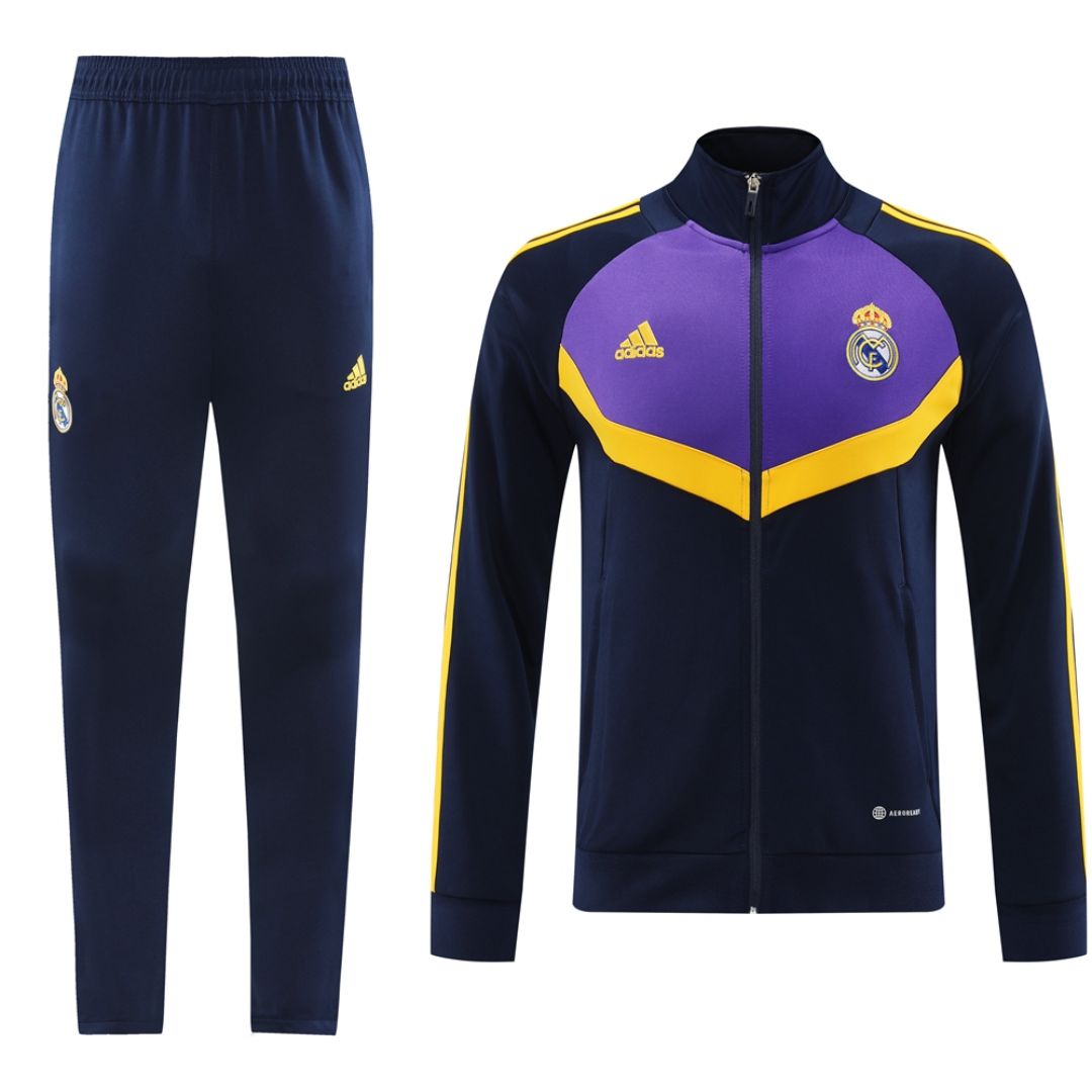 Real Madrid Training Kit (Jacket+Pants) Navy 2024/25 - Reps Jerseys