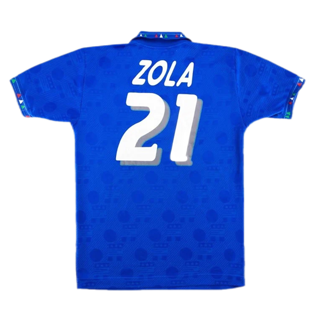 Italy ZOLA #21 Retro Jersey Home Replica World Cup 1994 - Reps Jerseys