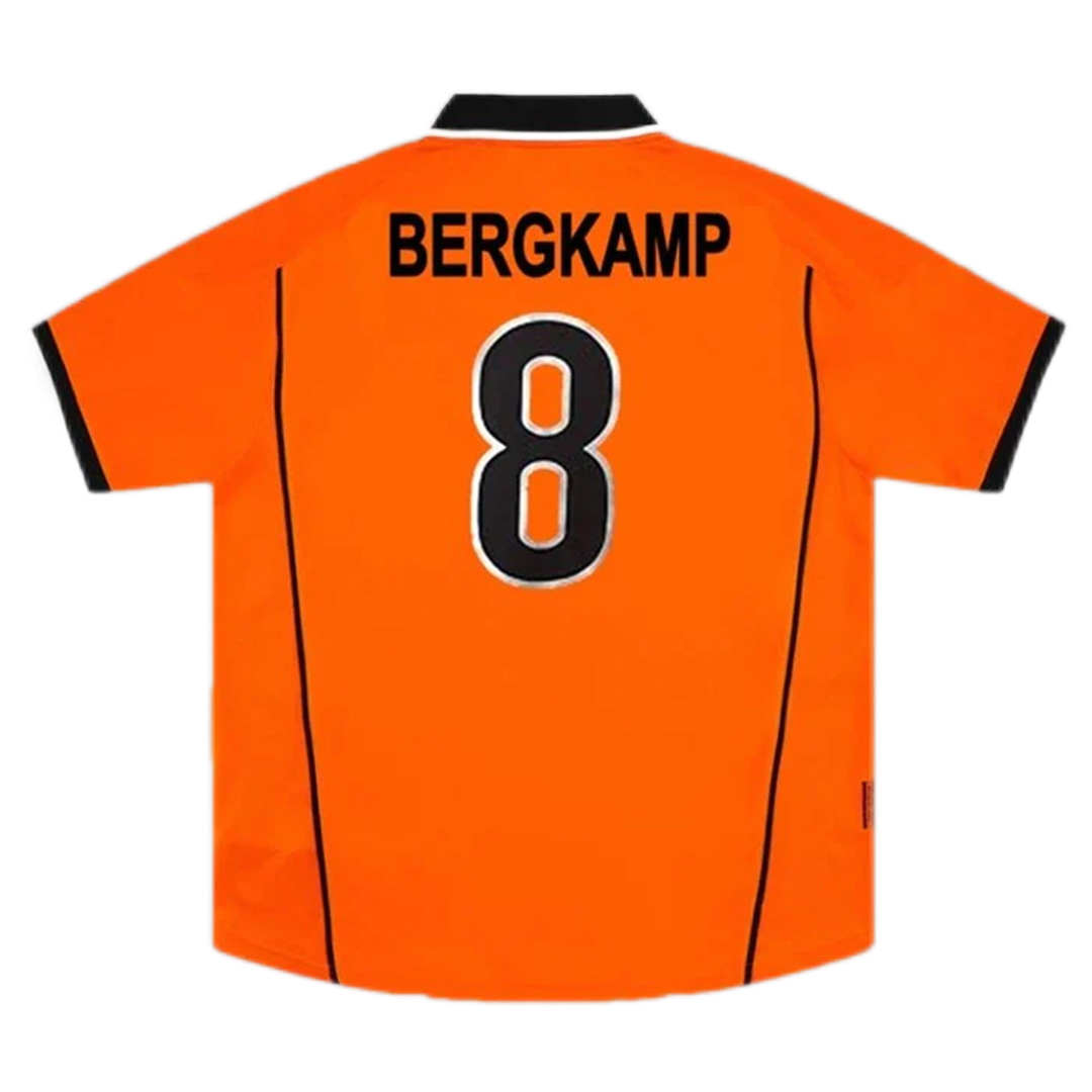 BERGKAMP #8 Retro Netherlands Home Jersey World Cup 1998 - Reps Jerseys