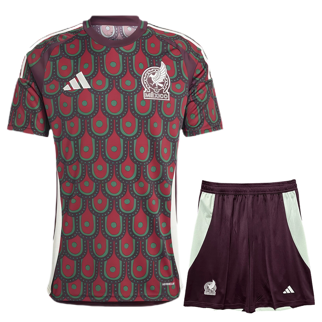 Mexico Home Kit (Jersey+Shorts) Copa America 2024 - Reps Jerseys