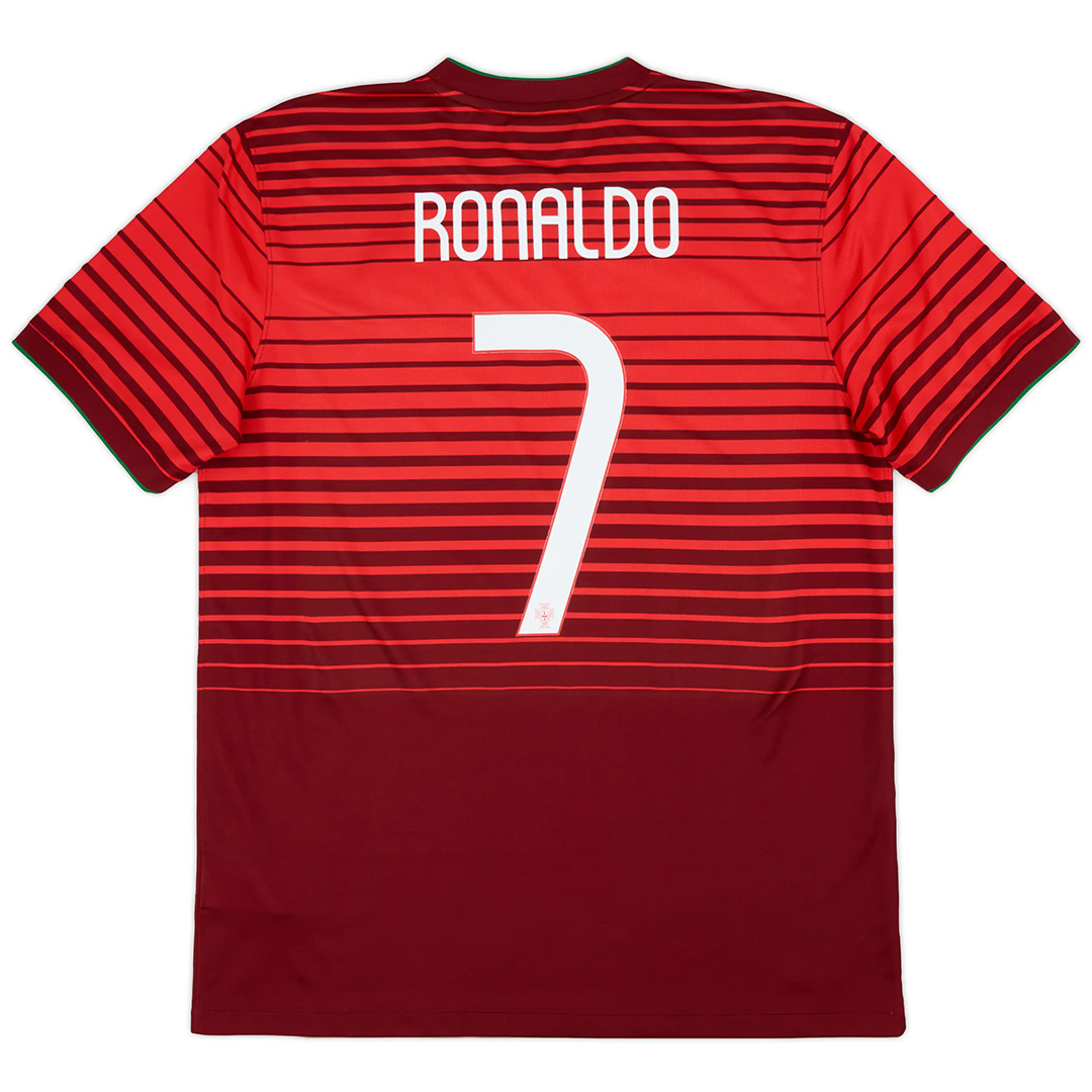 RONALDO #7 Retro Portugal Home Jersey 2014 - Reps Jerseys