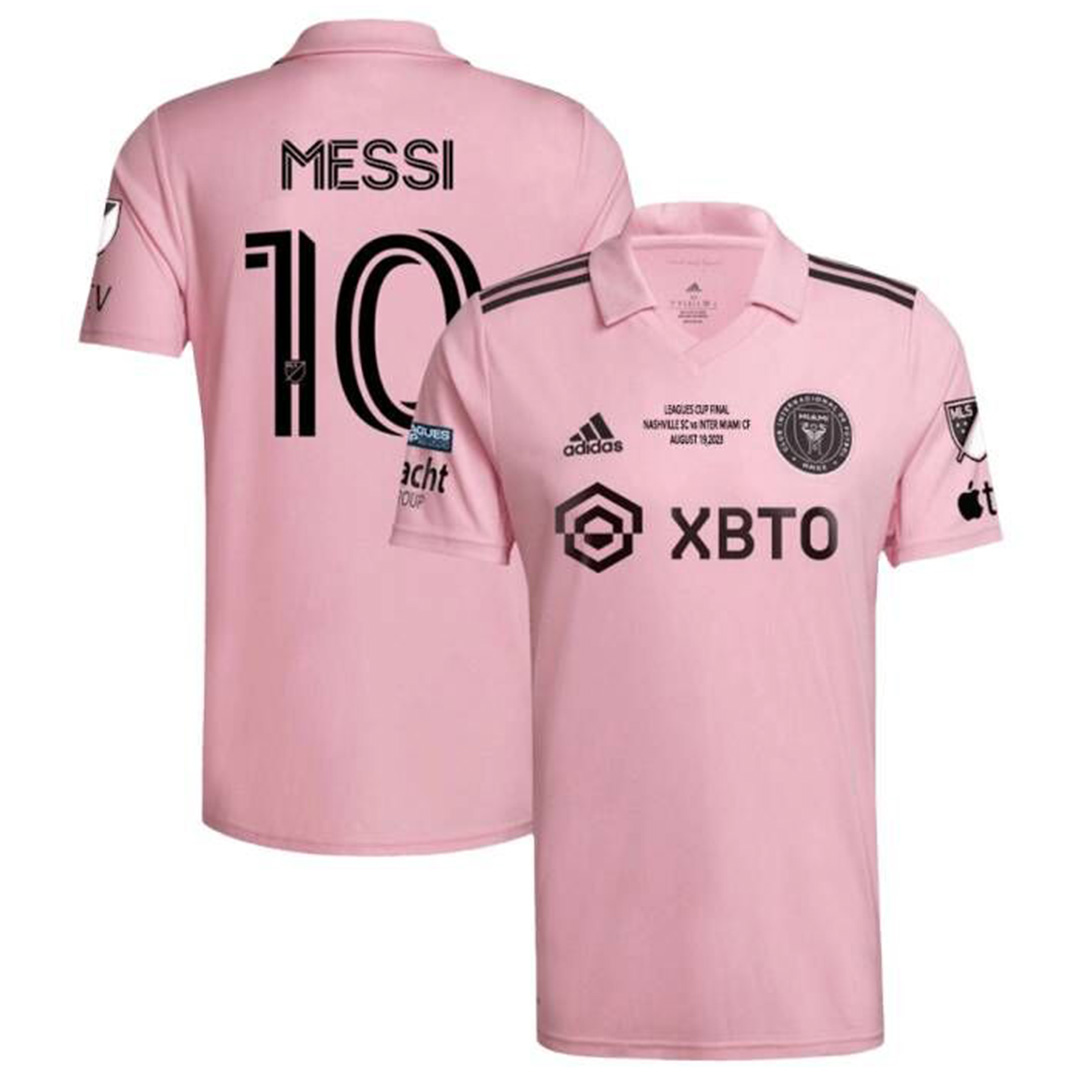 [Super Replica] Inter Miami MESSI #10 Leagues Cup Final Version Jersey Home 2022 - Reps Jerseys