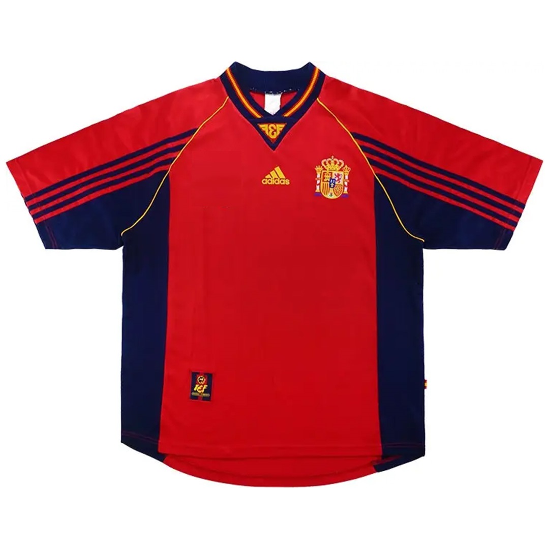 Retro Spain Home Jersey World Cup 1998 - Reps Jerseys