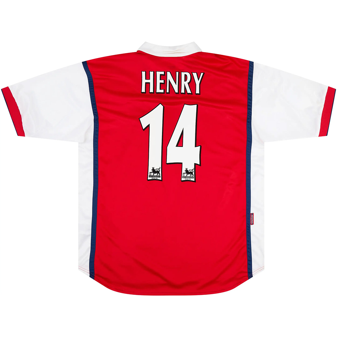 HENRY #14 Arsenal Retro Jersey Home 1998/99 - Reps Jerseys
