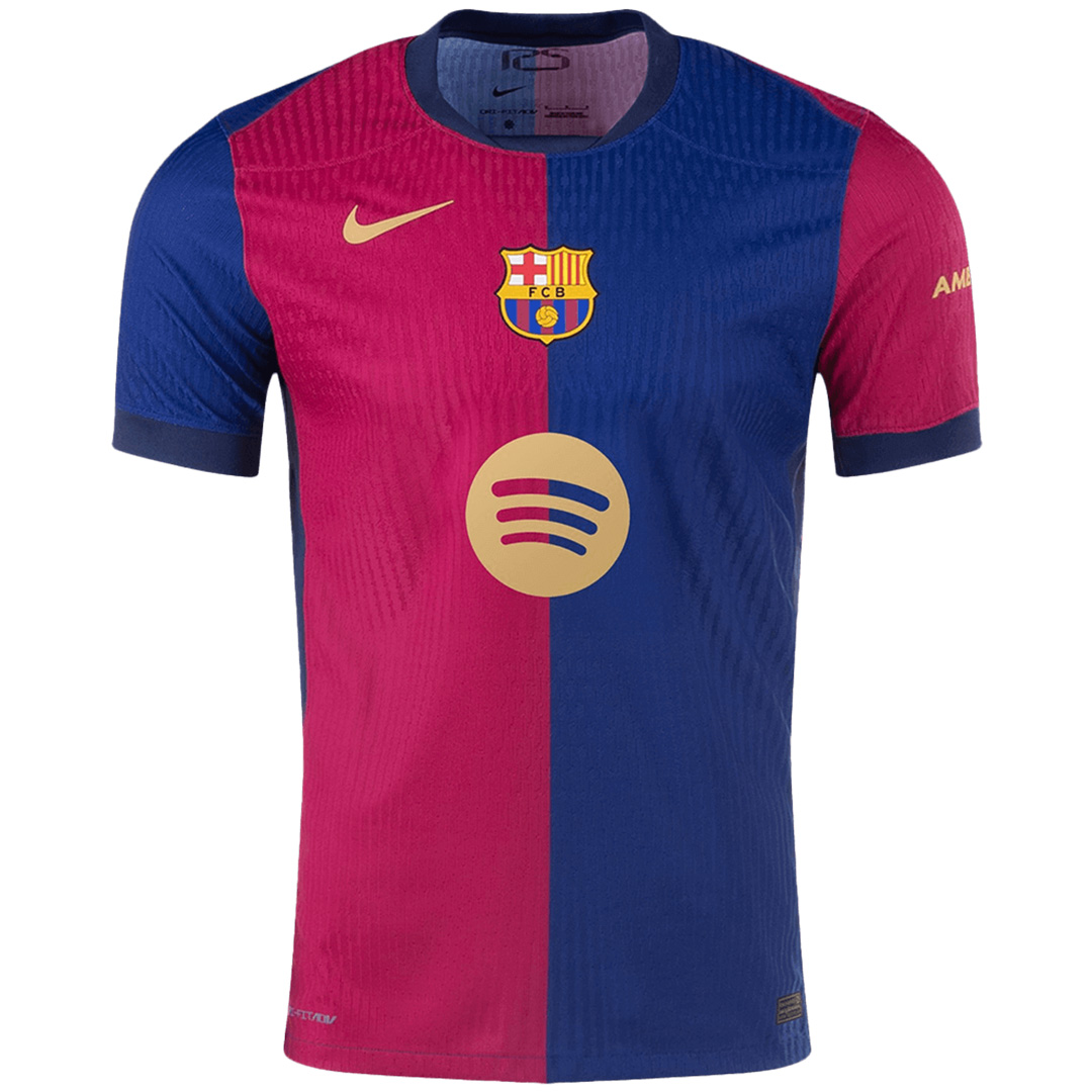 Barcelona Home Spotify Logo Without Text Match Jersey 2024/25 - Reps Jerseys