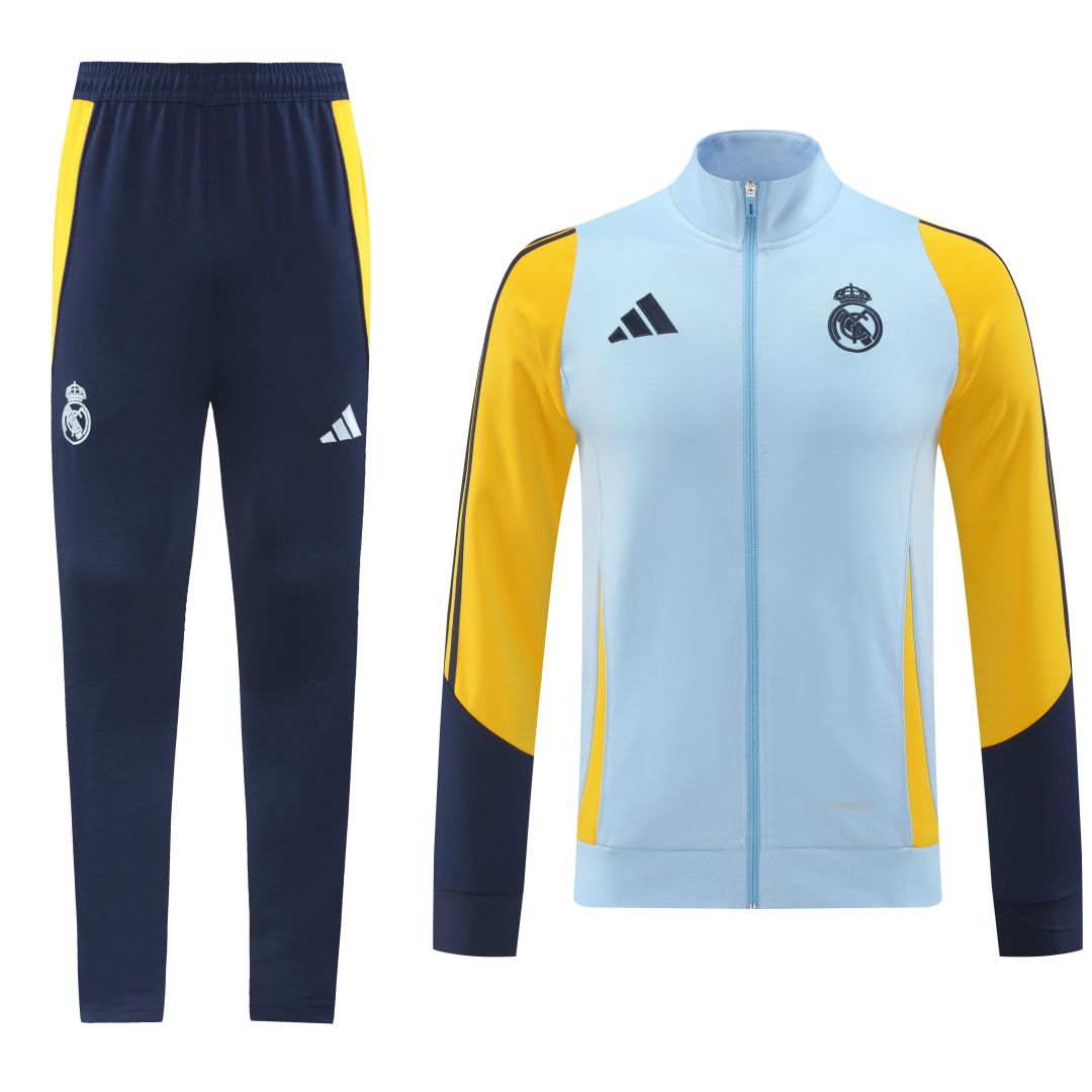 Real Madrid Training Kit (Jacket+Pants) Gray 2024/25 - Reps Jerseys