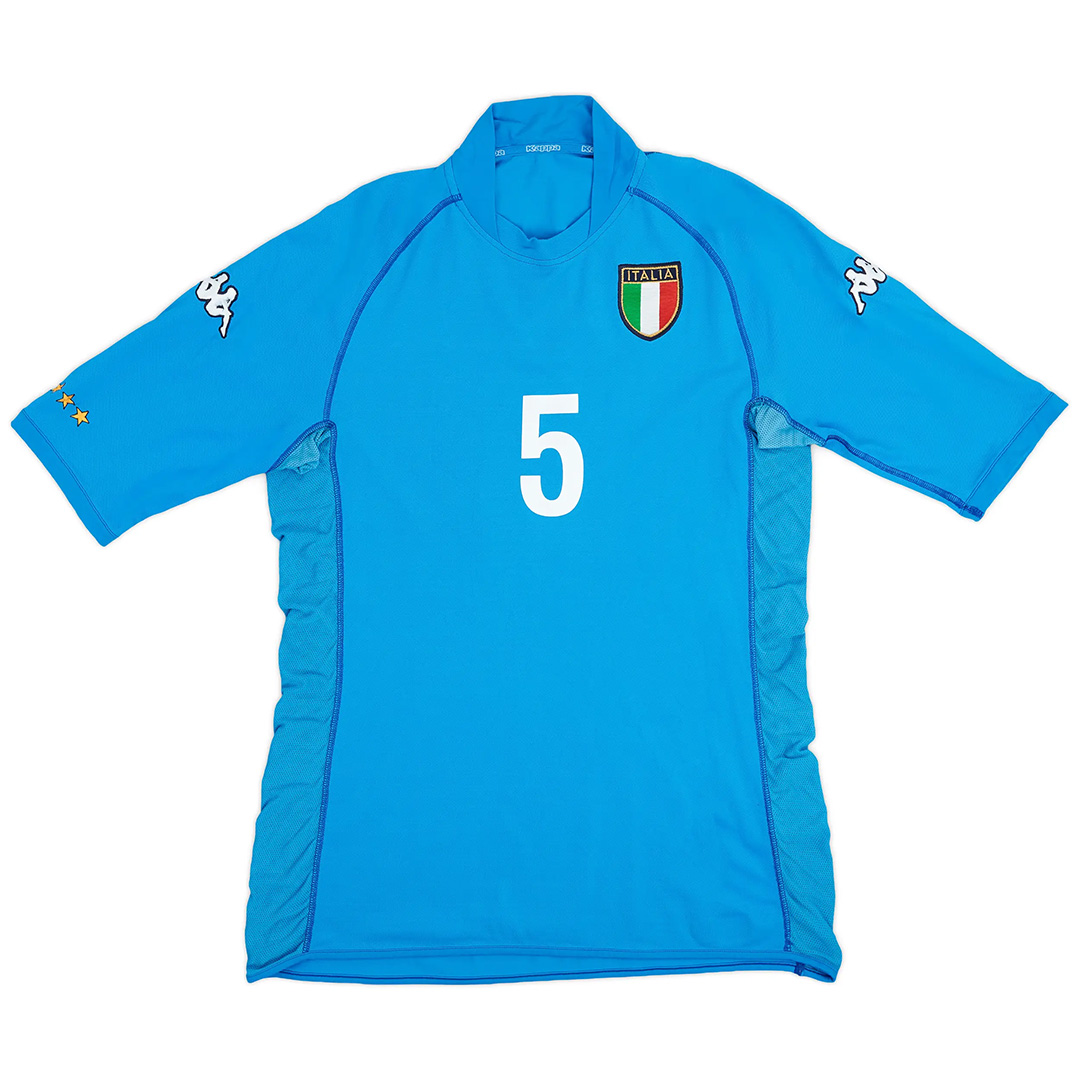 CANNAVARO #5 Retro Italy Home Jersey World Cup 2002 - Reps Jerseys