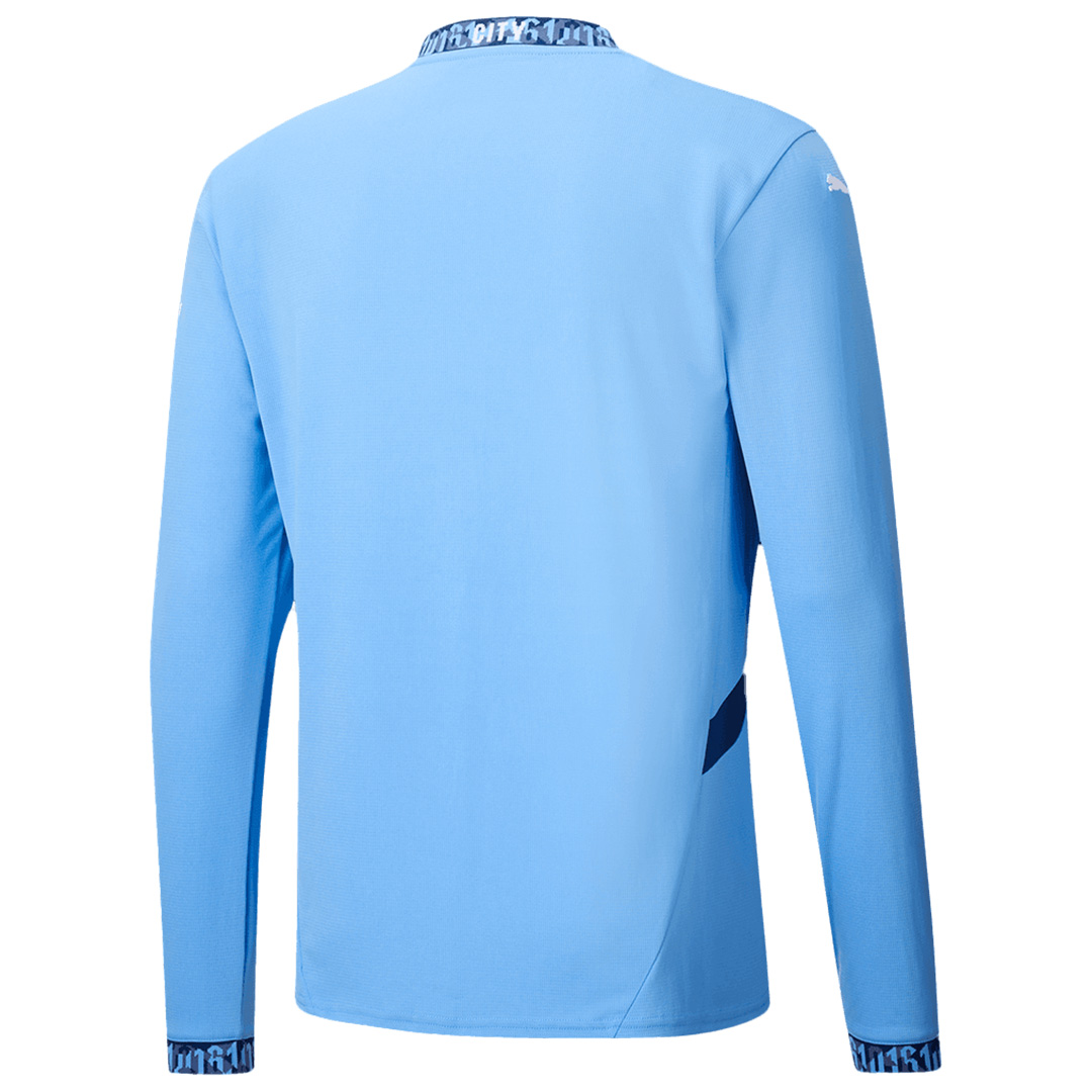 Manchester City Home Long Sleeve Jersey 2024/25 - Reps Jerseys