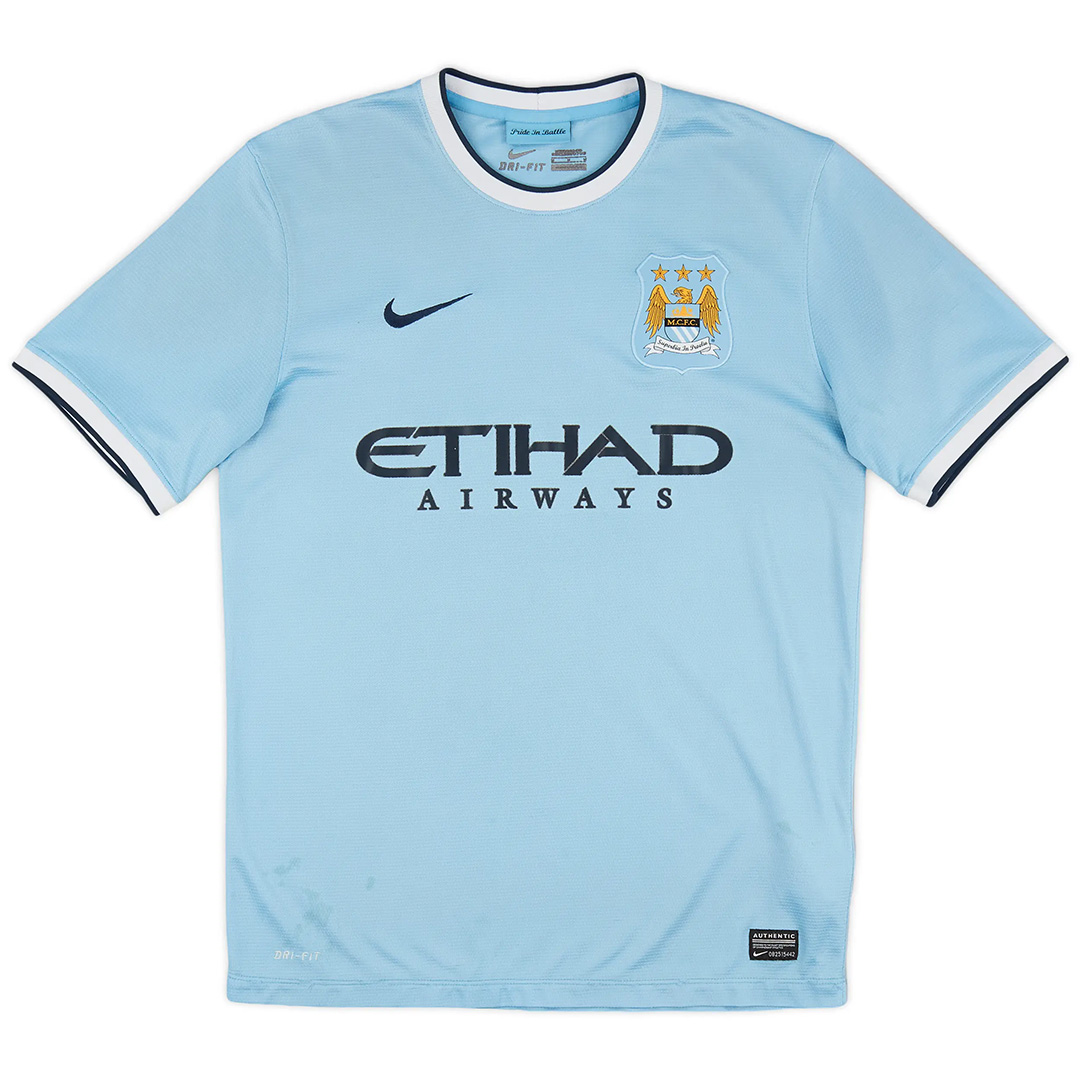 Retro Manchester City Home Jersey 2013/14 - Reps Jerseys