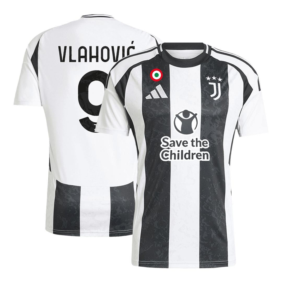 VLAHOVIĆ #9 Juventus Home Save The Children Jersey 2024/25 - Reps Jerseys