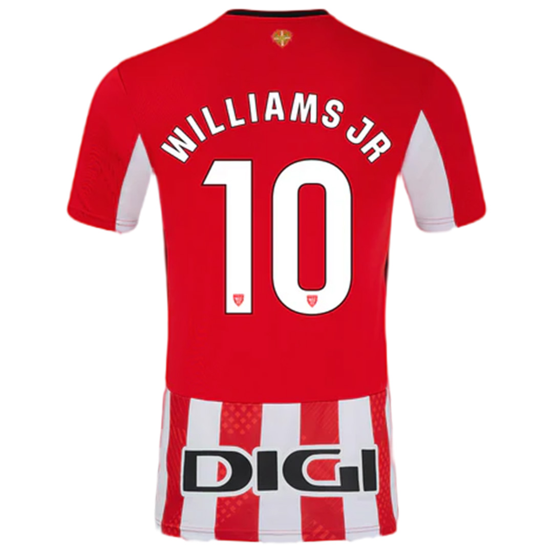 WILLIAMS JR #10 Athletic Club de Bilbao Home Jersey 2024/25 - Reps Jerseys