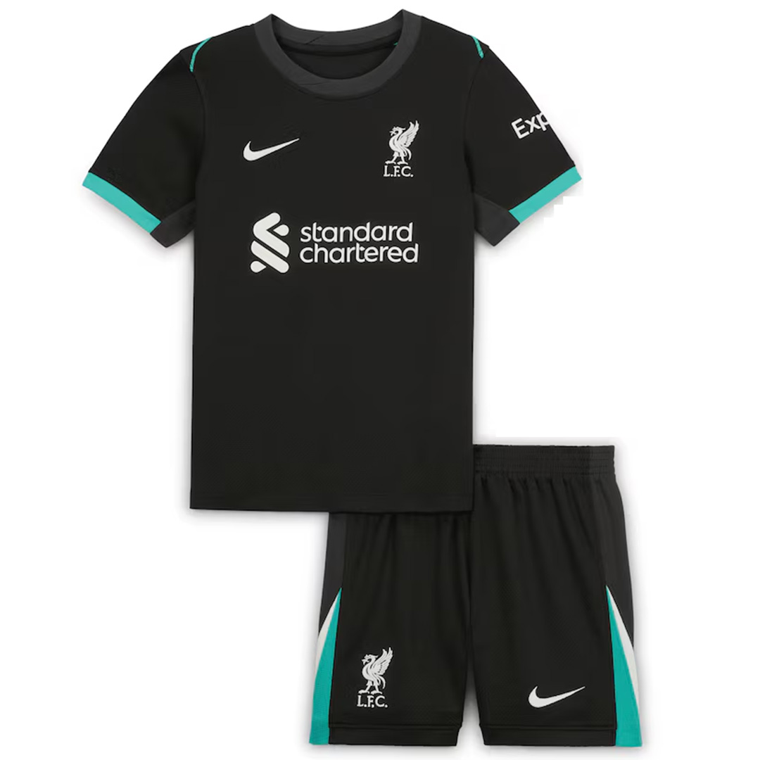 Kids Liverpool Away Kit Jersey+Shorts 2024/25 - Reps Jerseys
