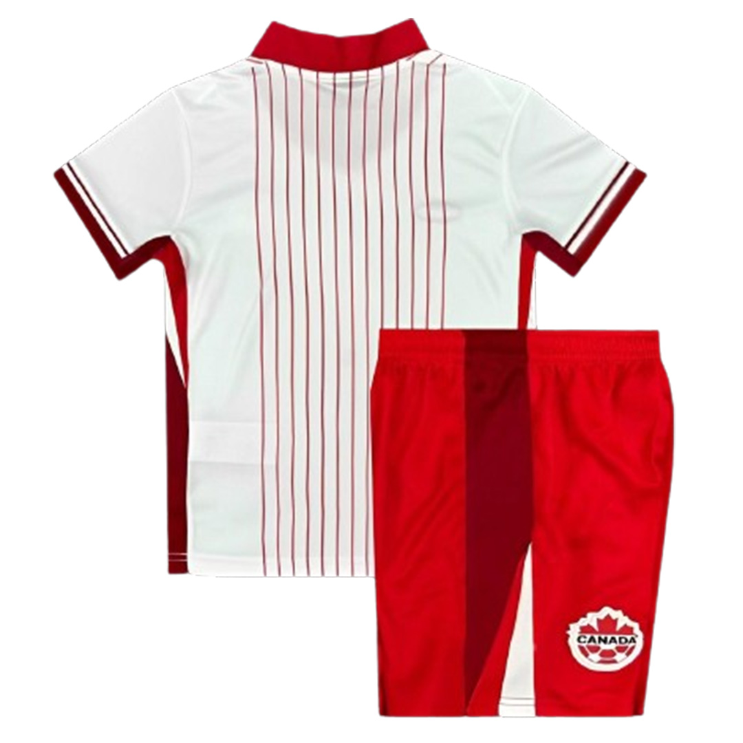 Kids Canada Away Jersey Kit Copa America 2024 - Reps Jerseys
