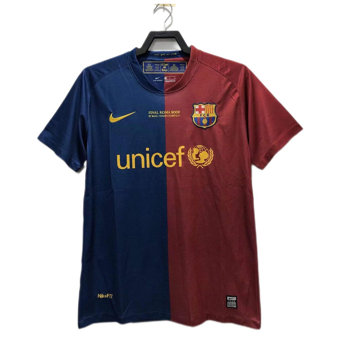 Barcelona UCL Final Retro Home Jersey 2008/09 - Reps Jerseys