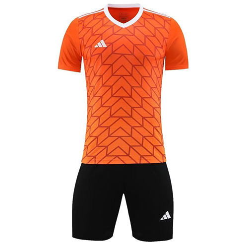 Customize Team Jersey Kit(Shirt+Short) Orange 731 - Reps Jerseys