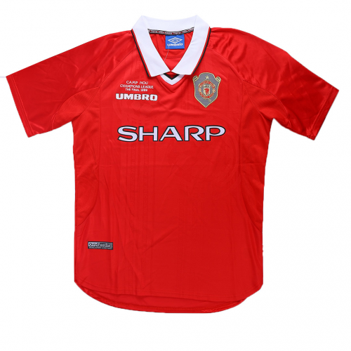 Manchester United UCL Final Retro Jersey Home 1999/00 - Reps Jerseys