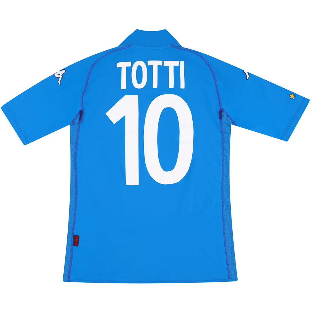 TOTTI #10 Retro Italy Home Jersey World Cup 2002 - Reps Jerseys