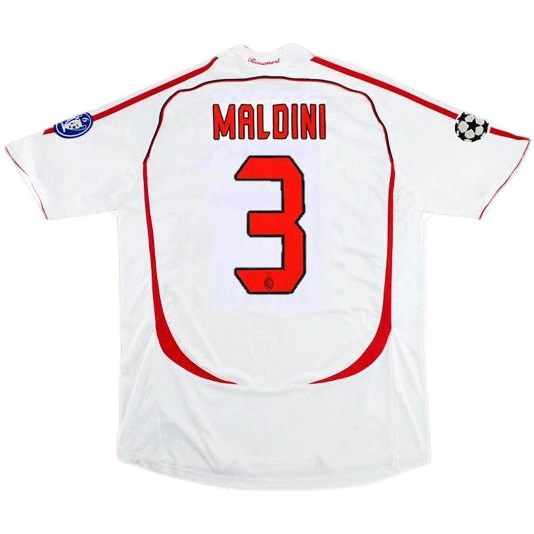 MALDINI #3 Retro AC Milan UCL Final Away Jersey 2006/07 - Reps Jerseys