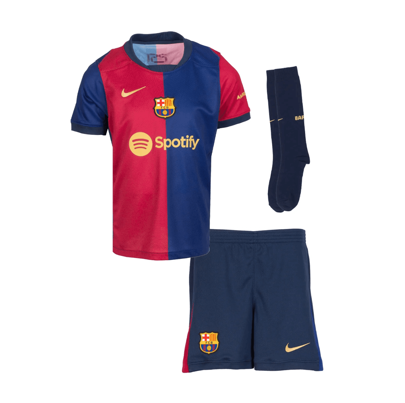 Kids Barcelona Home Soccer Socks 2024/25 - Reps Jerseys