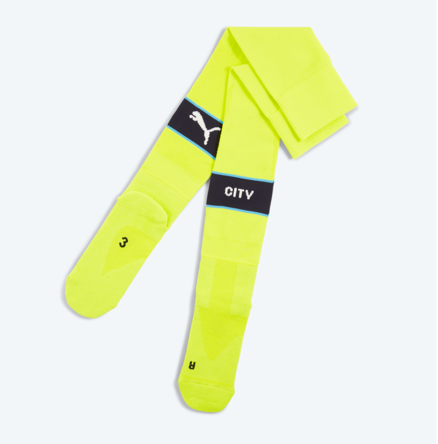 Kids Manchester City Away Soccer Socks 2024/25 - Reps Jerseys