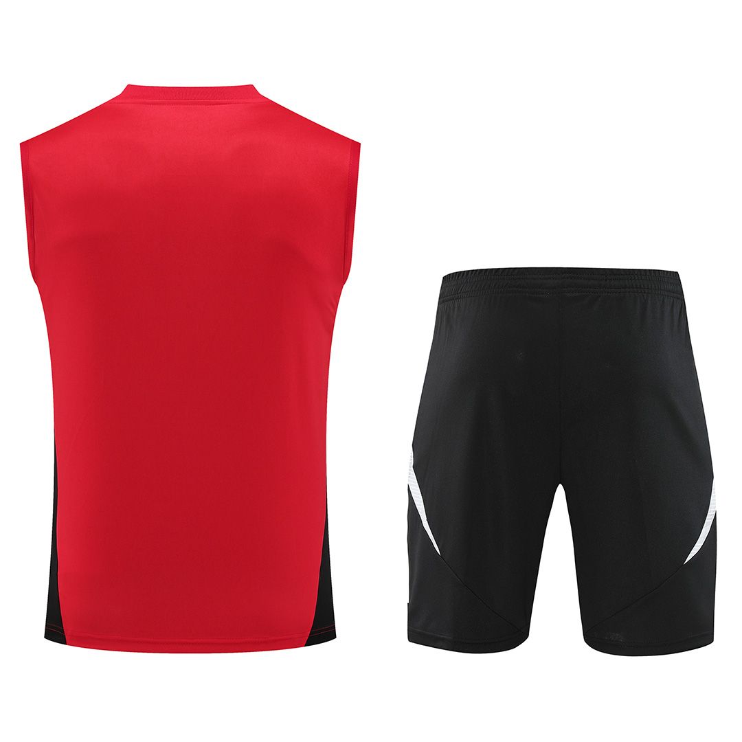 Manchester United Sleeveless Training Kit Red 2024/25 - Reps Jerseys