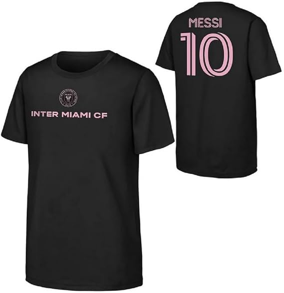 Inter Miami Messi Printing T-Shirt Black 2023 - Reps Jerseys